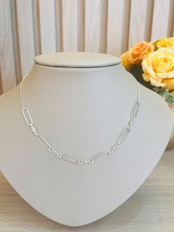 CHOKER ELO ALONGADO E ZIRCONIA