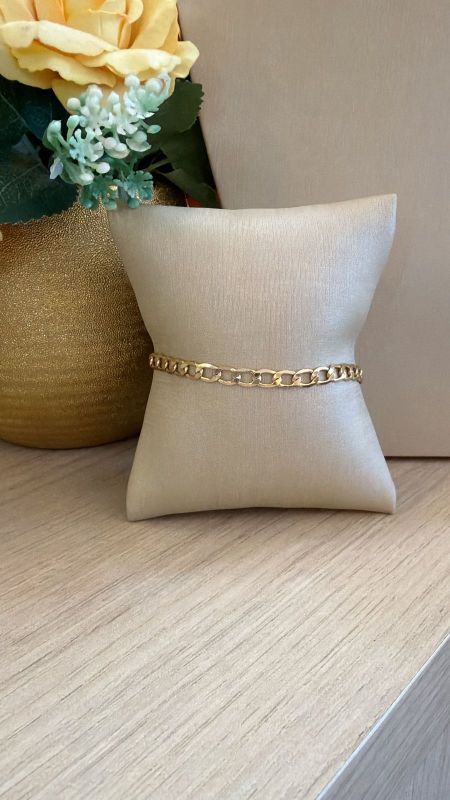 PULSEIRA MASCULINA ELOS ACHATADOS