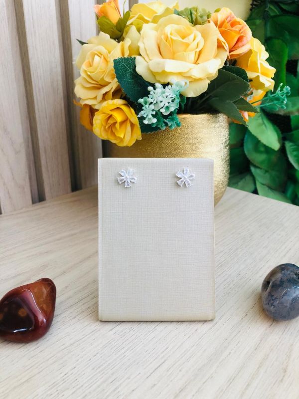 BRINCO FLOR CRISTAL CINCO PETALAS
