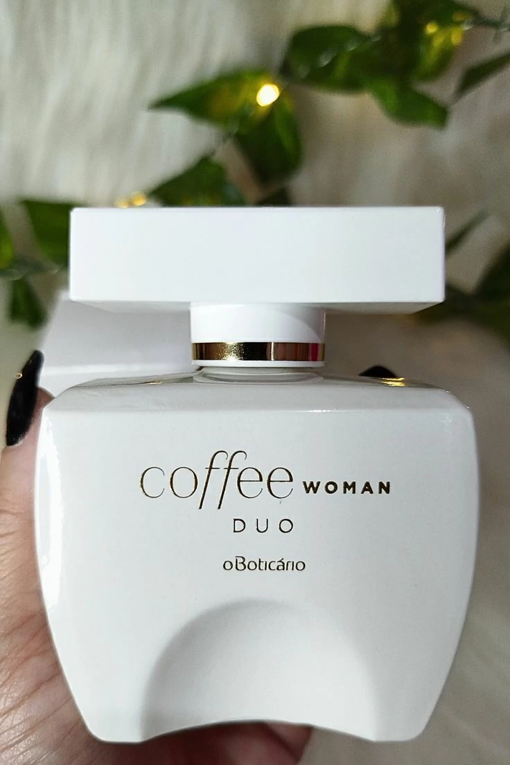 Perfume coffe woman duo