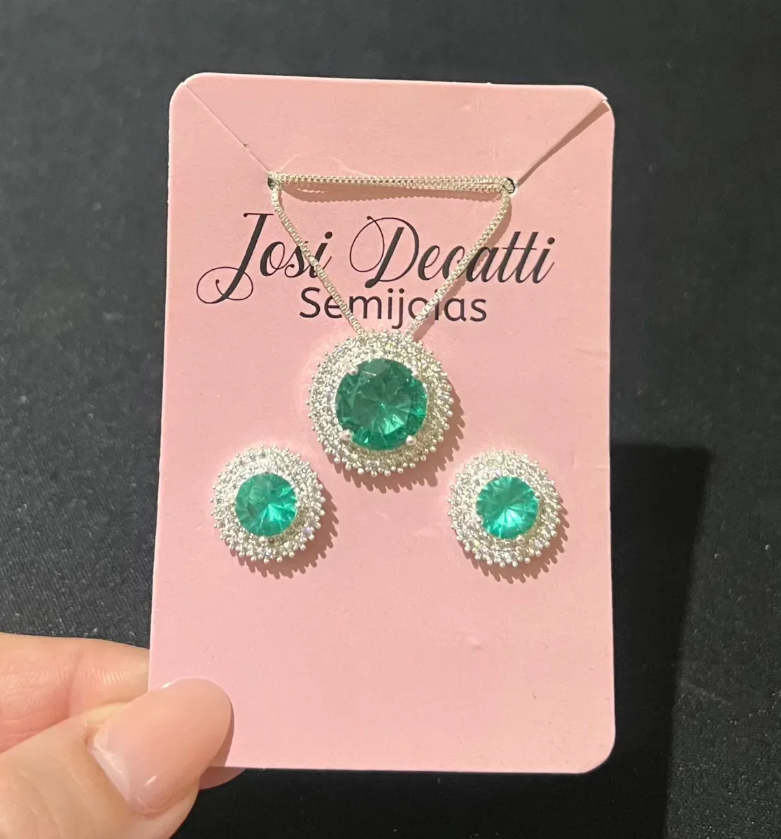 Conjunto verde redondo zirc volta Pr