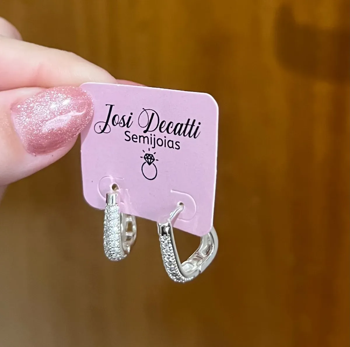 Brinco argola 2 fileira m Pr
