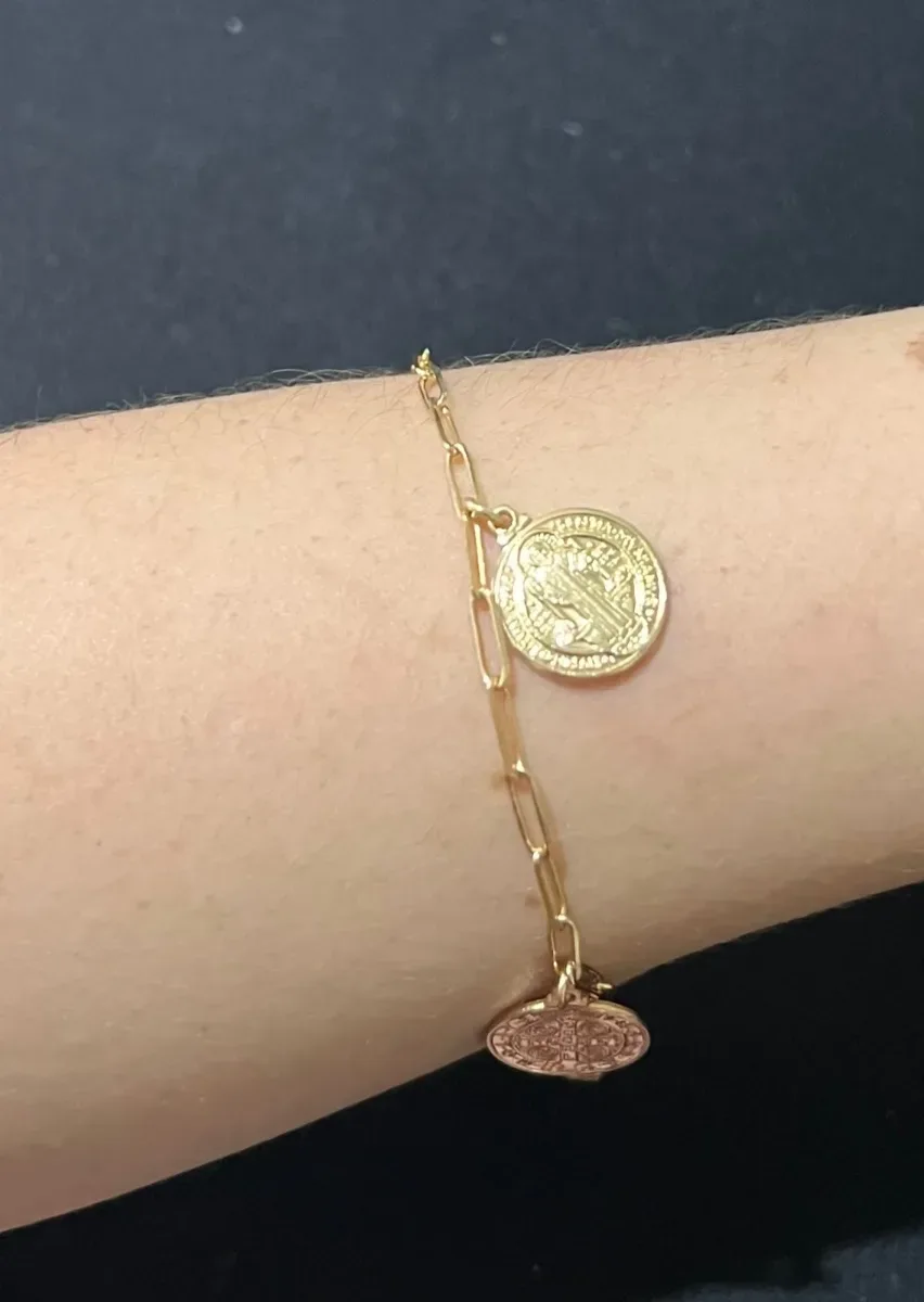 Pulseira 2 São Bento pendurado Dou