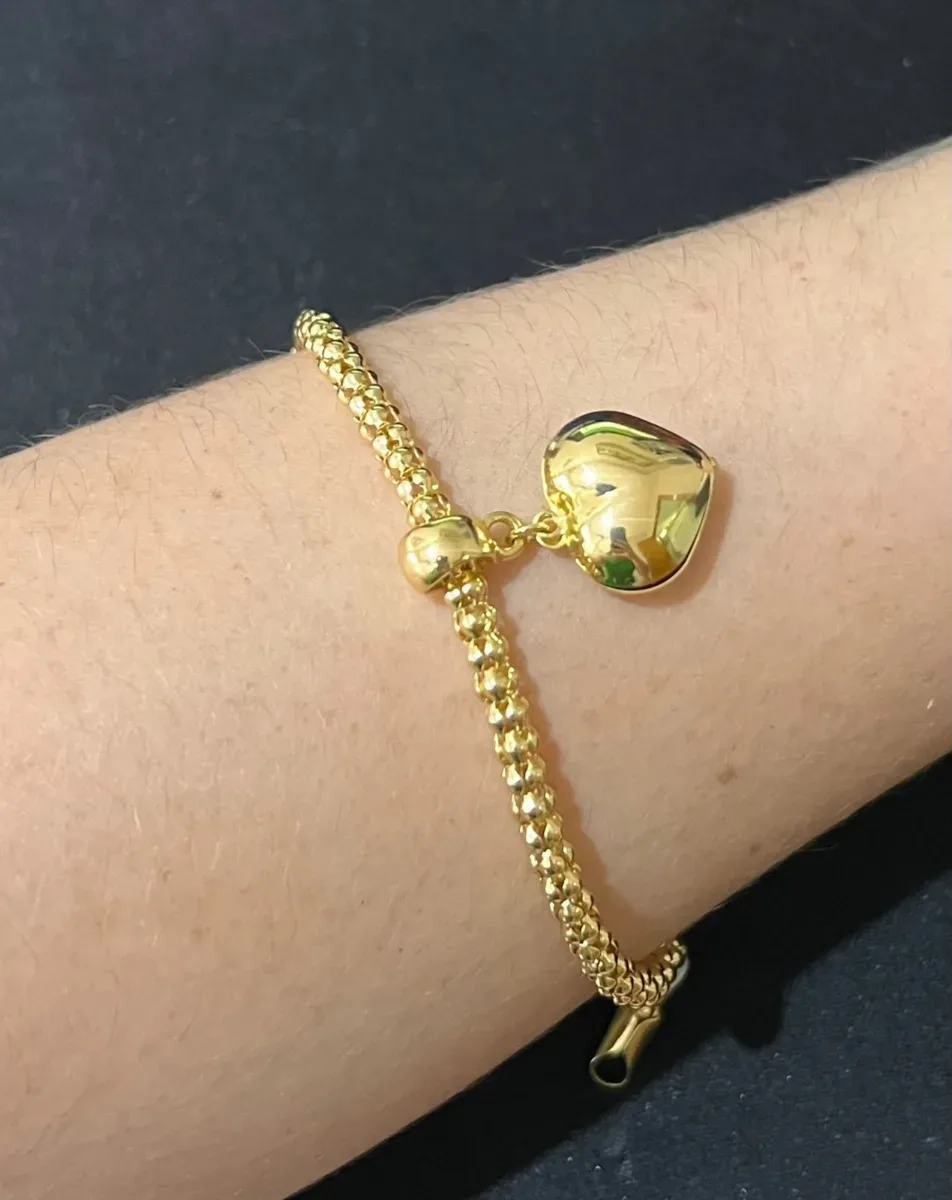 Pulseira grossa corac liso Dou
