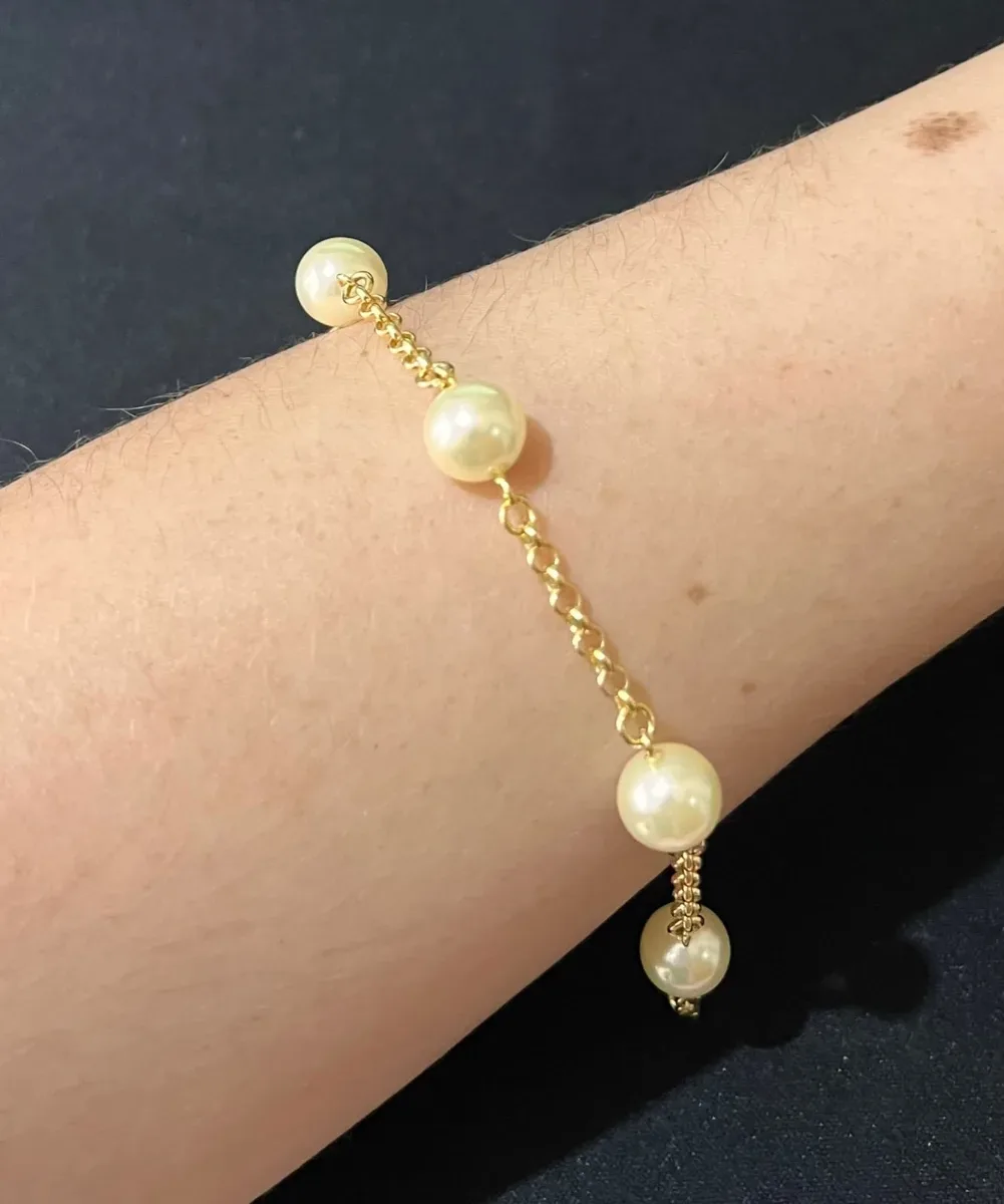 Pulseira 4 pérola g Dou