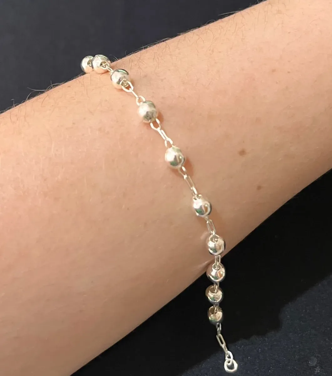 Pulseira 12 bolas p Pra
