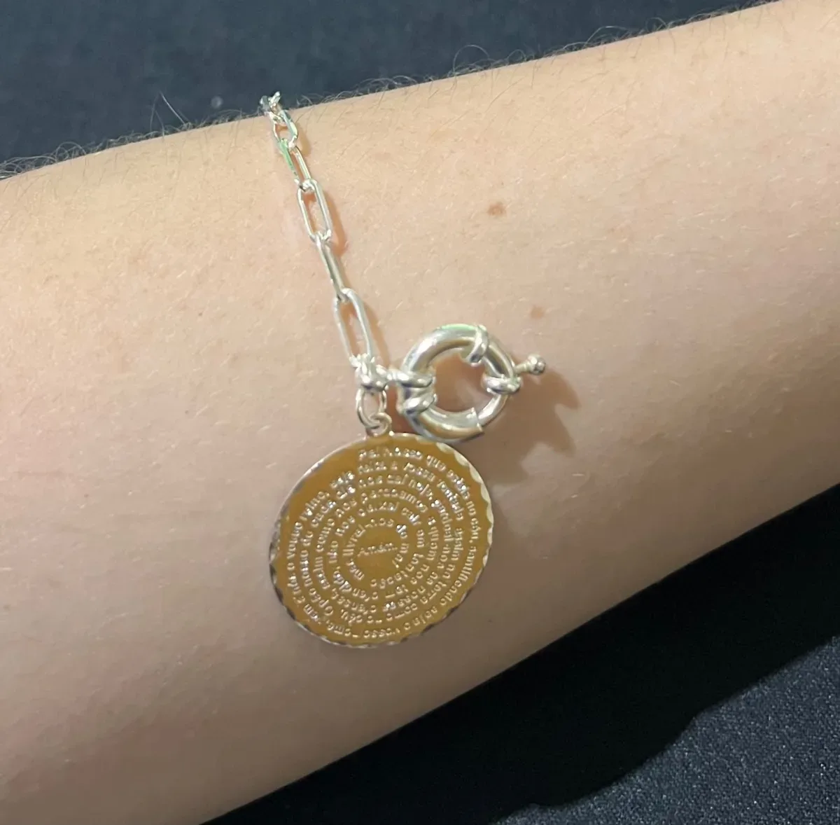Pulseira ping g Pai Nosso Pr