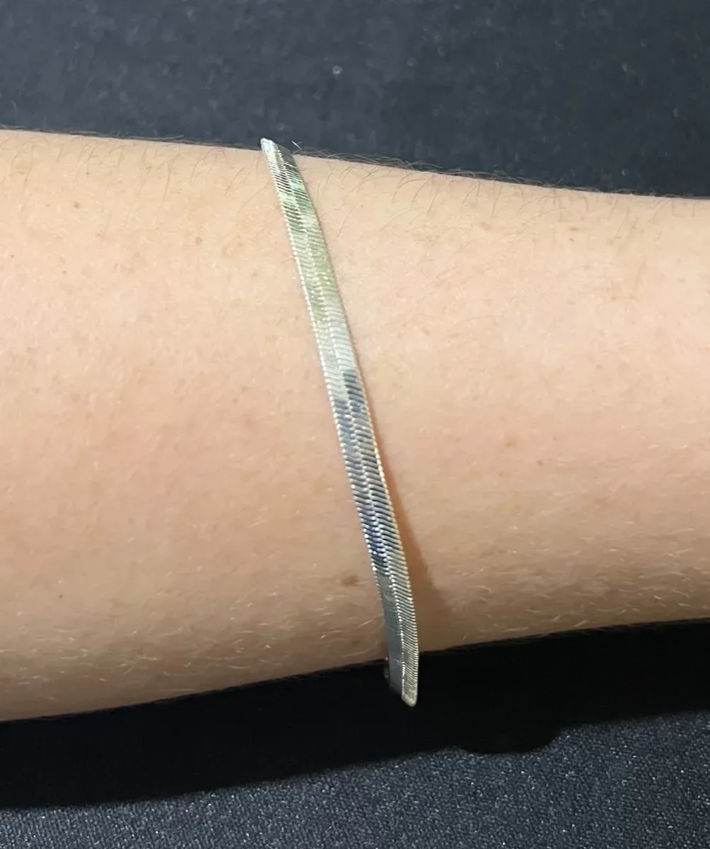 Pulseira lisa cobra Pr