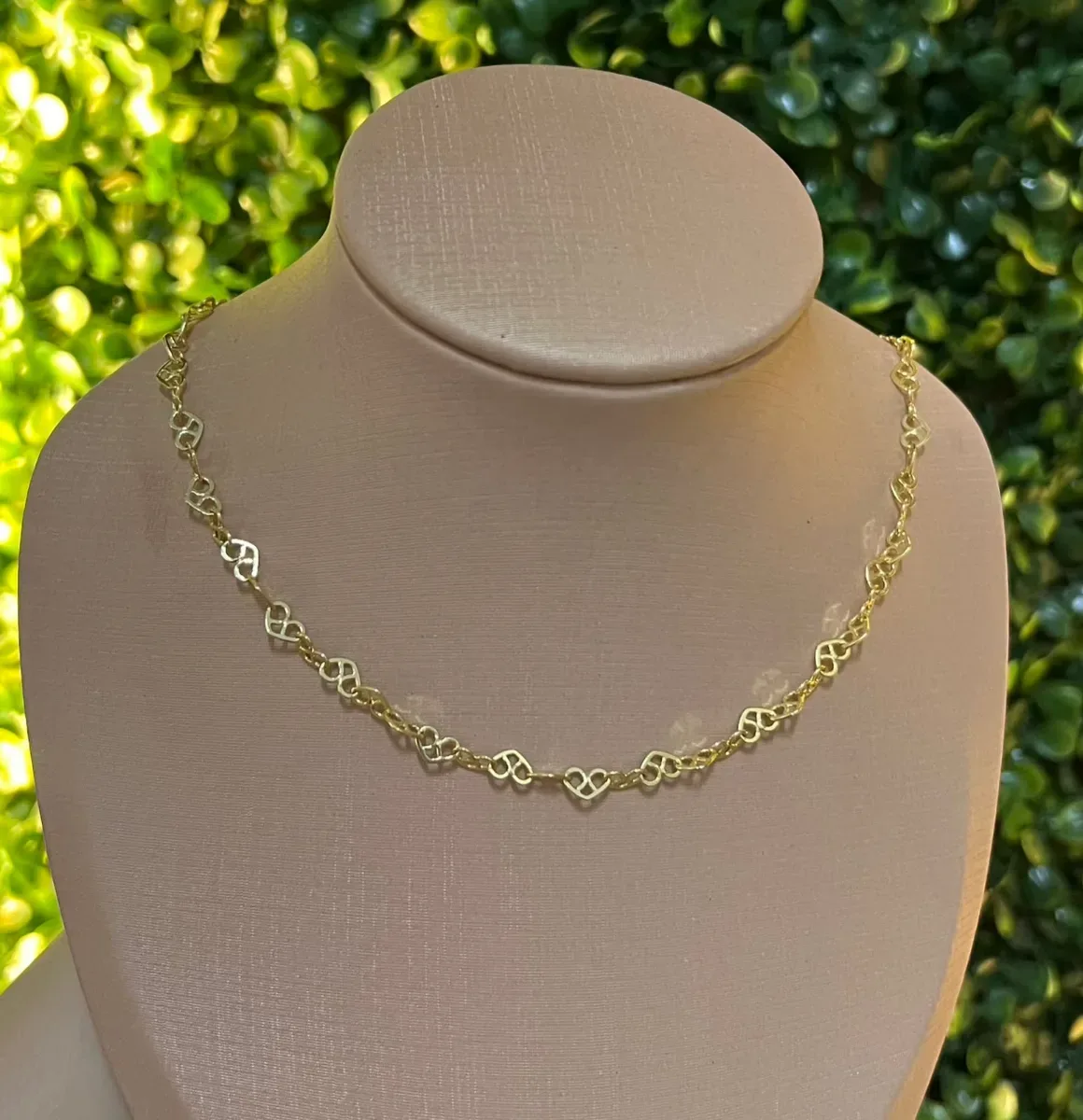 Choker coraç liso trabalhado Dou
