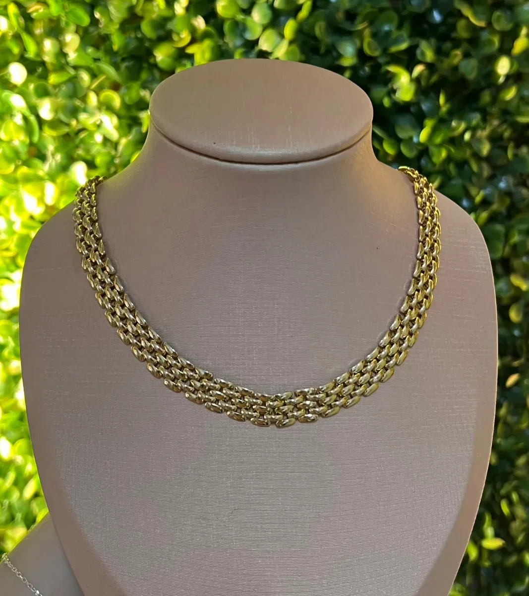 Choker trançada grossa Dou