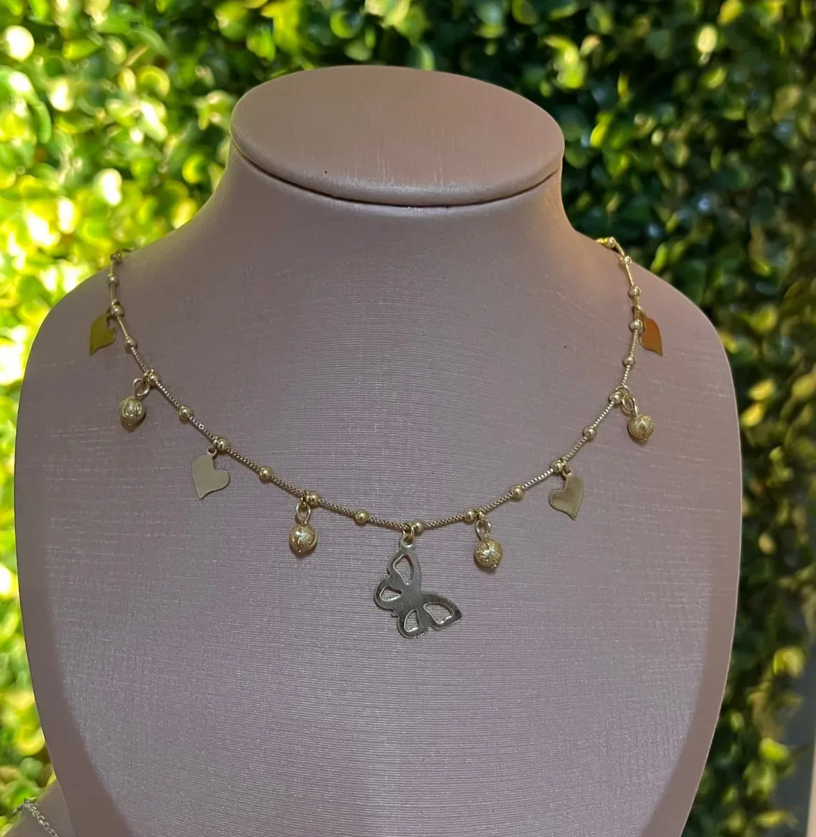 Choker borb bola e coraç liso Dou