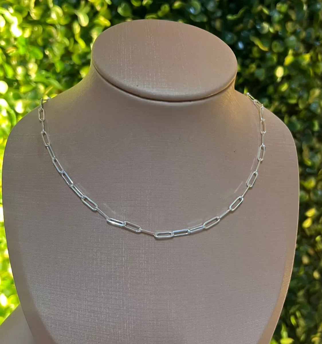 Choker elos iguais cumprido Pr