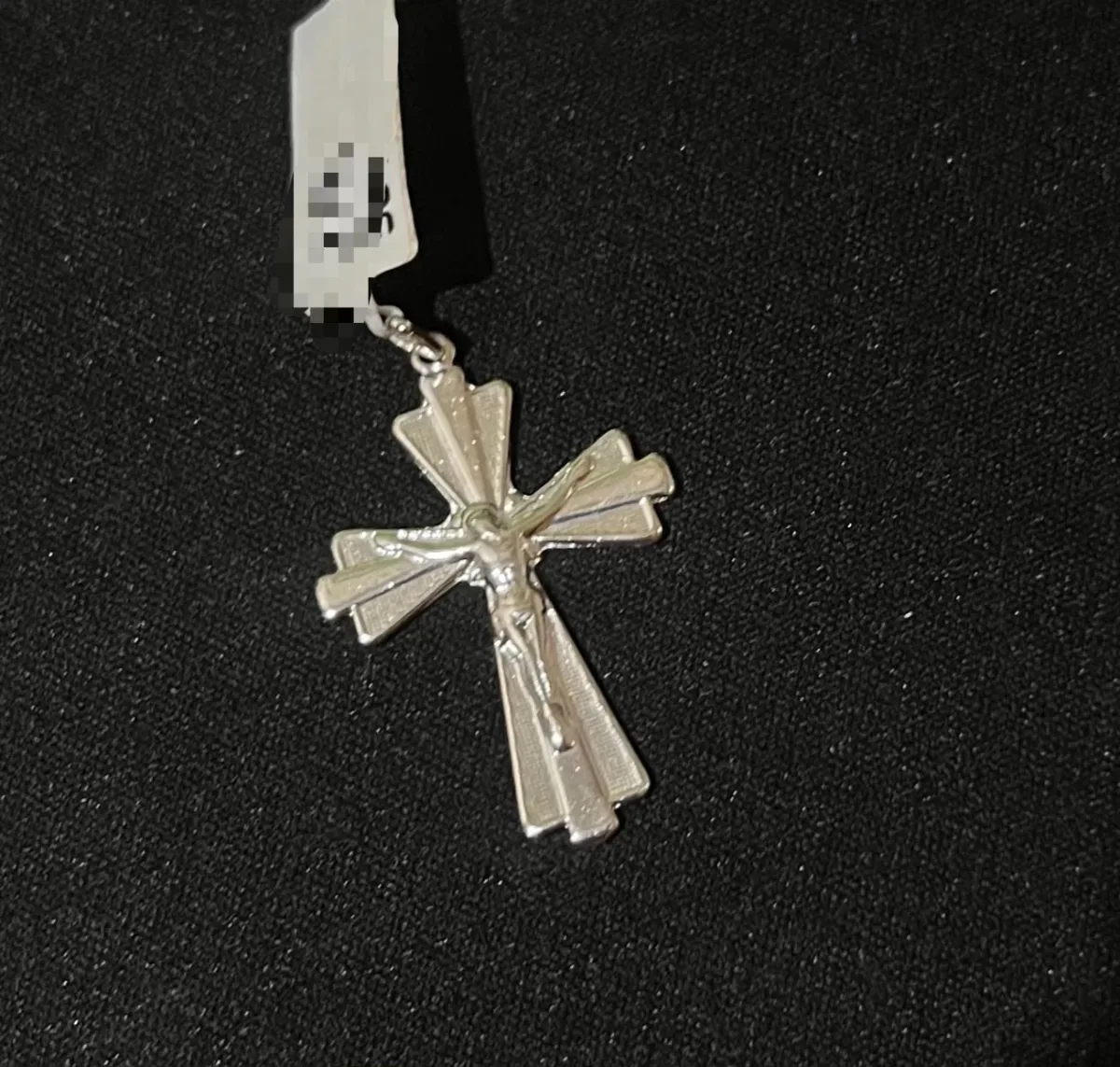 Pingente cruz detalhes m cristo Pr