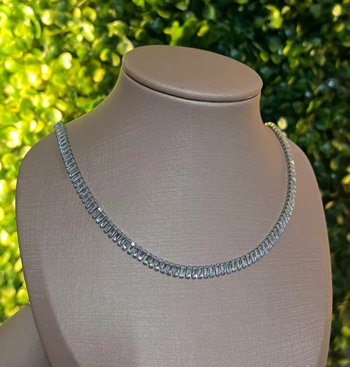Choker riviera ródio