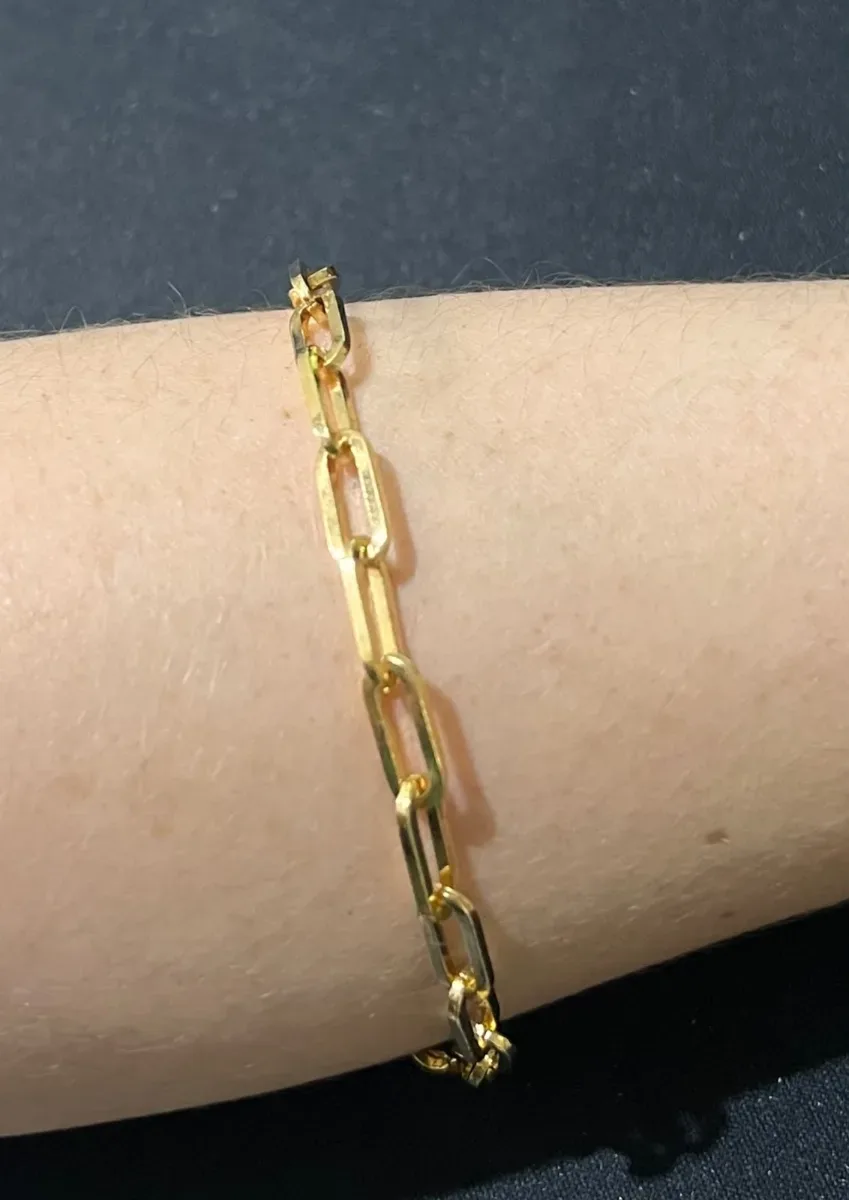 Pulseira masc elos cumprido 20 cm Dou