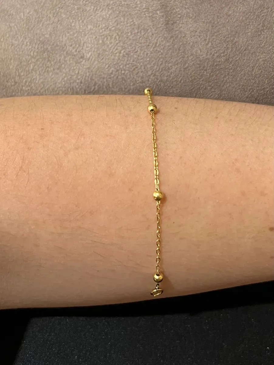 Pulseira inf 5 bolinha Dou