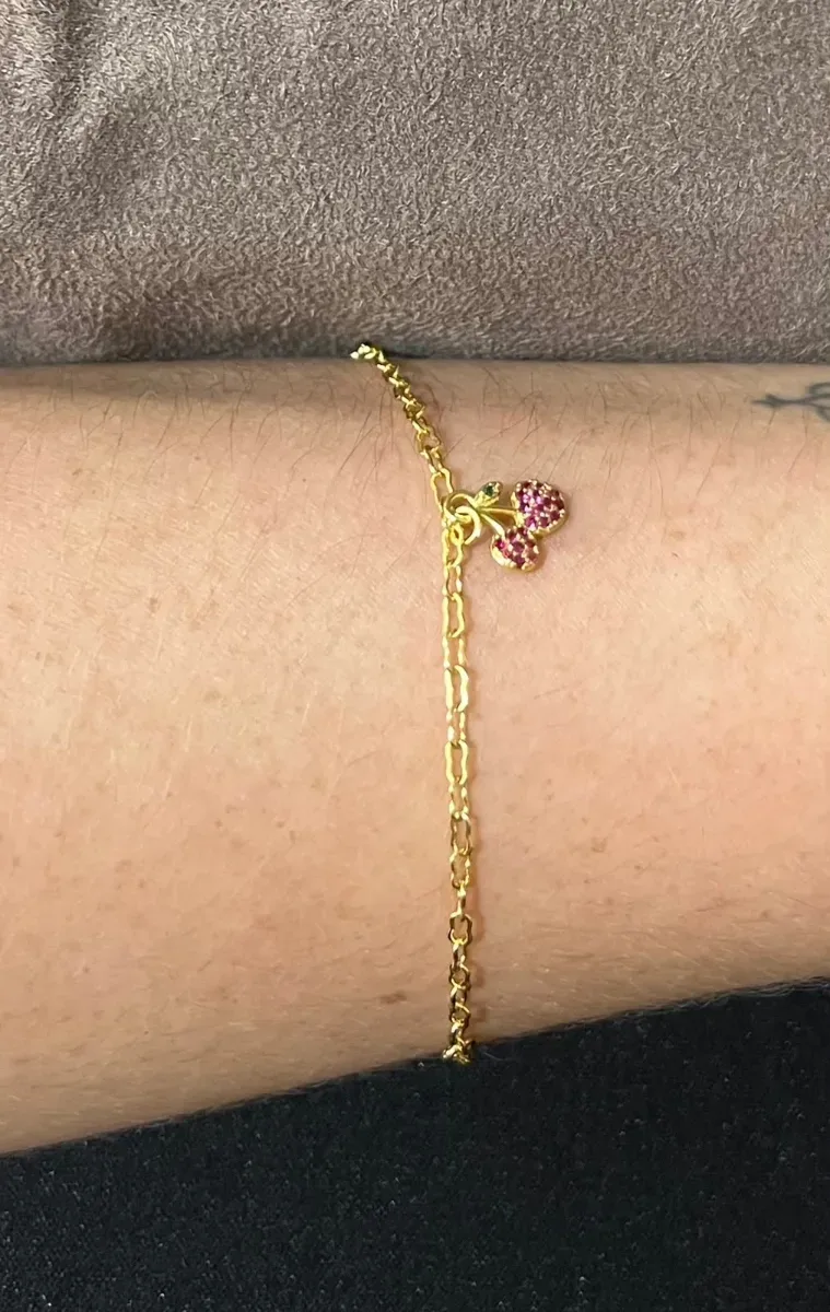 Pulseira inf cereja Dou