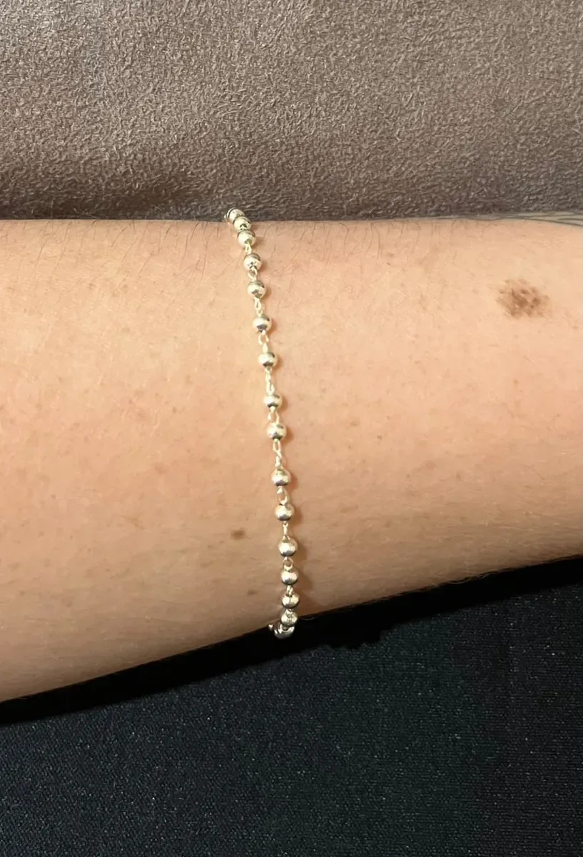 Pulseira int bolinha Pr