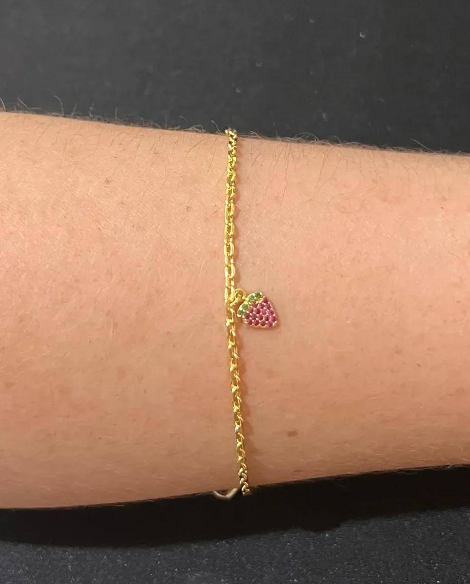 Pulseira inf morango Dou
