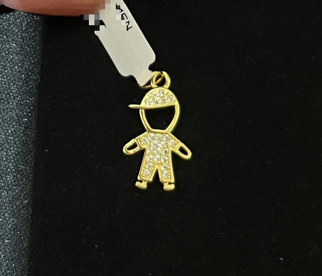 Pingente menino zirc Dou