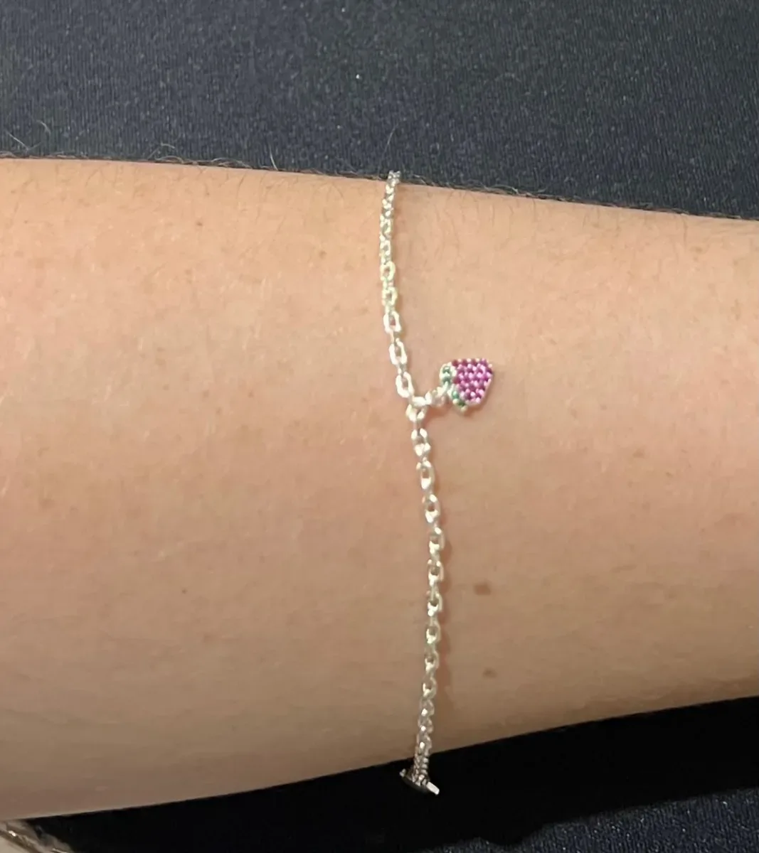 Pulseira inf morango Pr