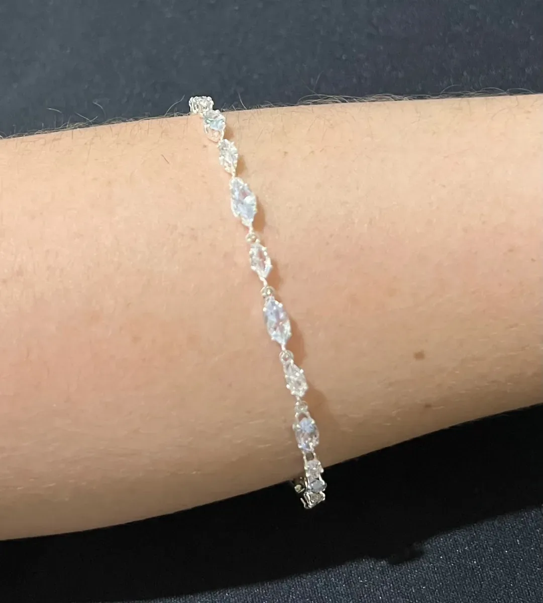 Pulseira pedra diferente cristal Pr