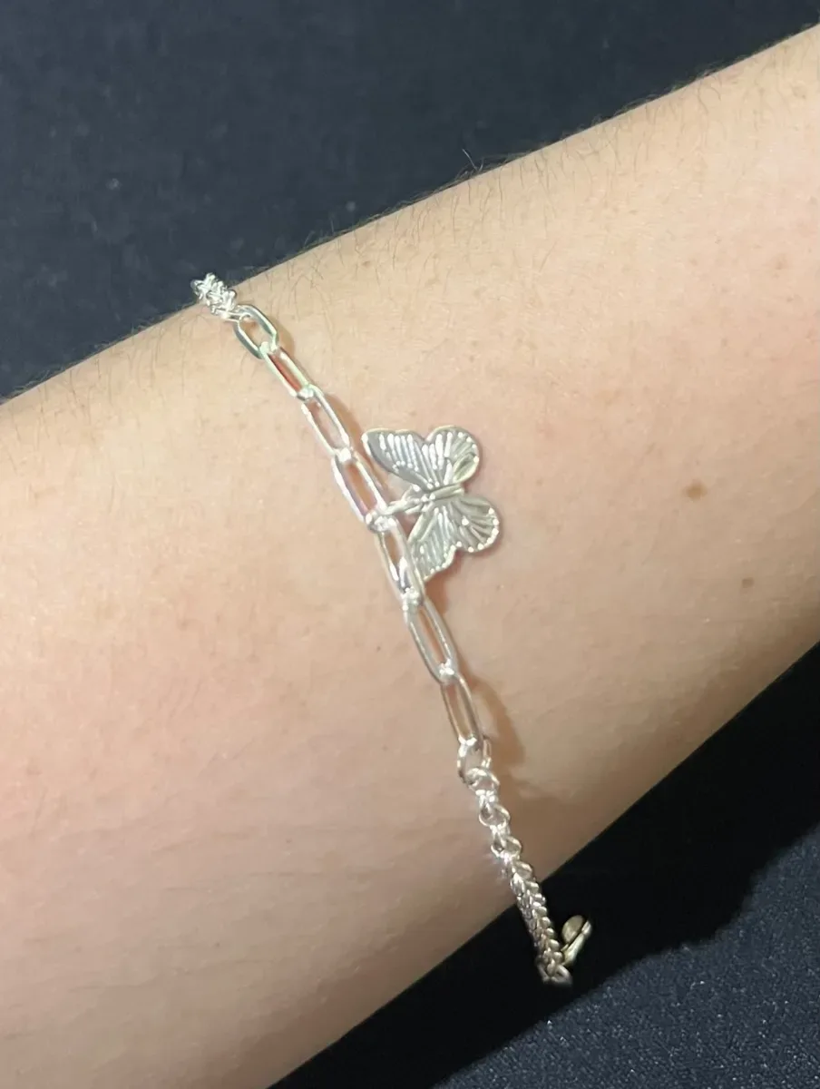 Pulseira elos borb pend Pr