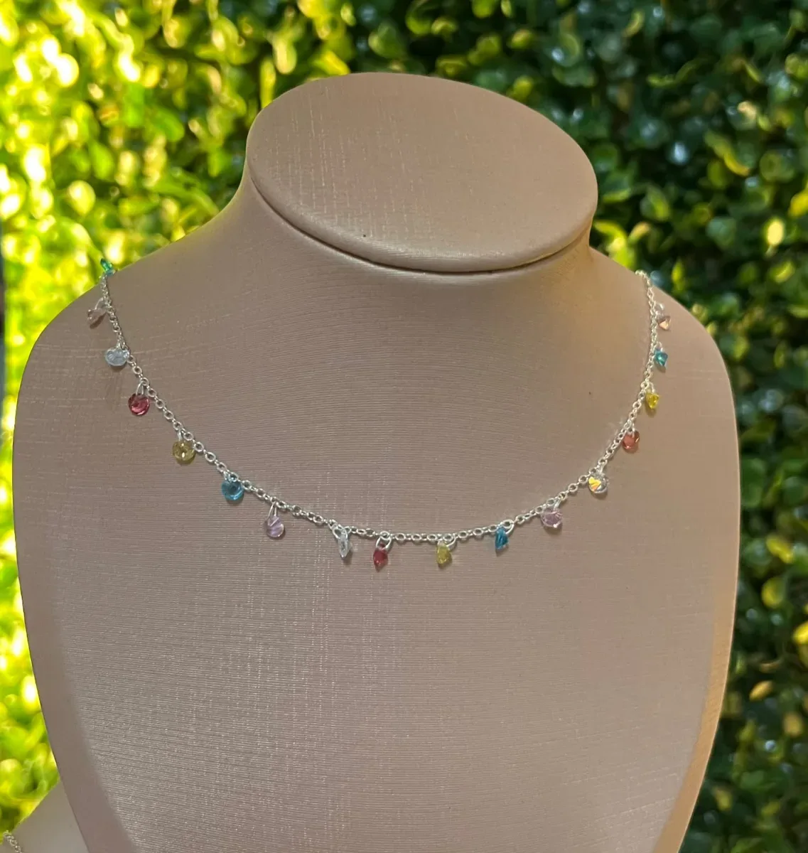 Choker pend colorida Pr