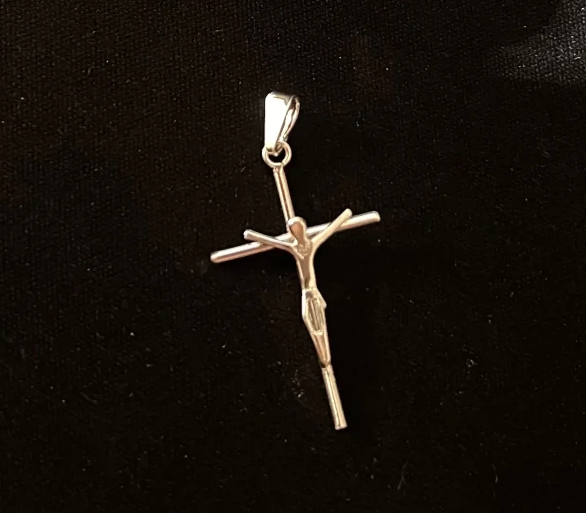 Pingente cruz Cristo Pr