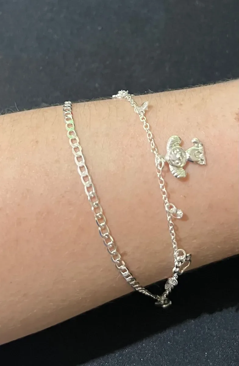 Pulseira dupla cachorro Pr