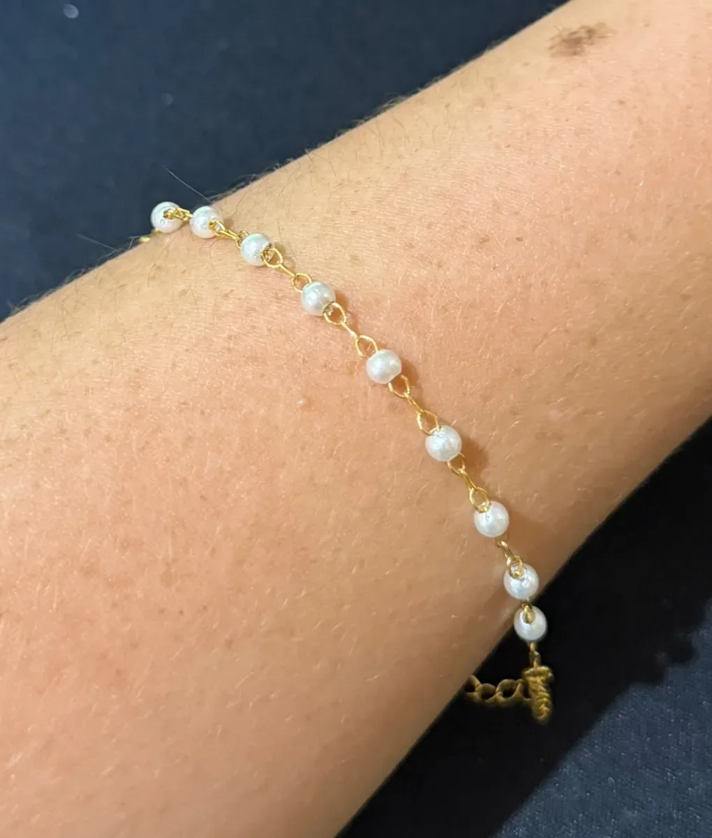Pulseira inf pérola Dou