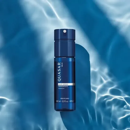 Body splash quasar blue